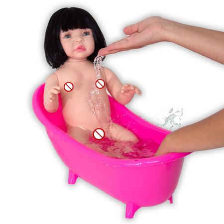 Boneca Bebê Reborn Barata Recem Nascida Banho 20 Acessórios - Cegonha Reborn  Dolls - Bonecas - Magazine Luiza
