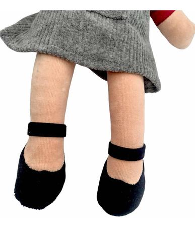 Imagem de Boneca Bonequinha Pano Infantil Lara Antialérgico Macia Lavável Plush 38 Cm Bebe Infantil Menina Pelucias Decoraçao Quarto Bebe