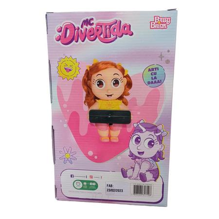 Boneca Mc Divertida Em Vinil 28 Cm Baby Brink Original