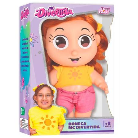 Boneca Mc Divertida Loira Articulada 1710 - Baby Brink