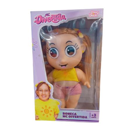 Boneca Mc Divertida Loira Articulada 1710 - Baby Brink