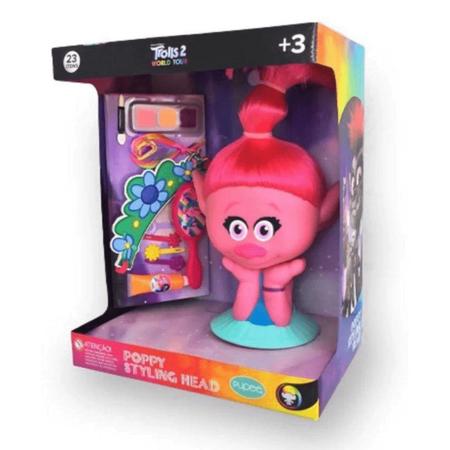 Busto Boneca Poppy Trolls II Para Pentear Com Maquiagem - Pupee - Bonecas e  Acessórios - Magazine Luiza