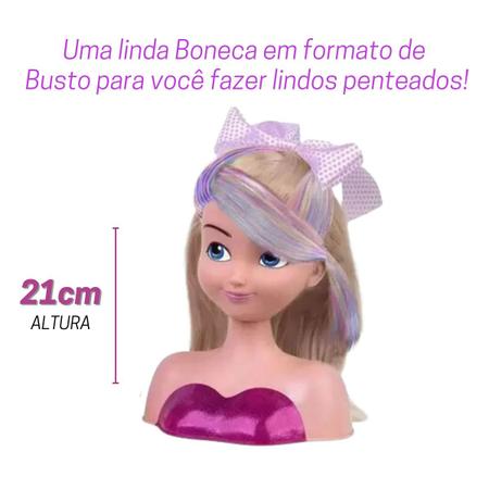 Boneca Busto Nancy Hair Super Toys Fazer Maquiagem Ref 465, Magalu  Empresas