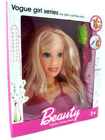 Boneca cabeca busto barbie com acessorios p pentear maquiar 21