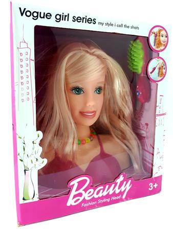 Cabeça Busto Boneca Menina Barbie Para Maquiar Pentear Salão De Beleza  Quero Ser Maquiadora - Pupee - Bonecas - Magazine Luiza