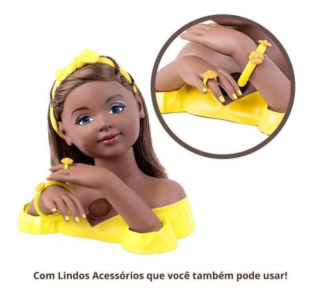Boneca Busto Maquiagem Charmosa Presente Para Afilhada Filha - COTIPLAS -  Bonecas - Magazine Luiza