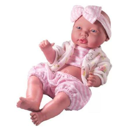 Boneca Bebê Menina Grande Amora C/ Acessórios Estilo Reborn