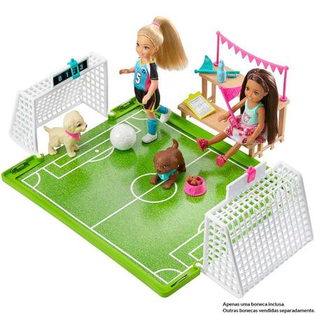 Boneca Barbie Dreamhouse Adventures Chelsea Futebol com Cachorrinhos -  Mattel - Boneca Barbie - Magazine Luiza