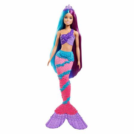 Boneca com Acessórios - Barbie Dreamtopia - Sereia Penteados