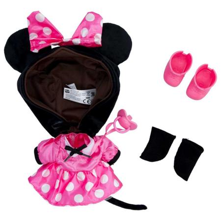 Imagem de Boneca Cry Babies Dressy Minnie com Pilhas Inclusas para Crianças a Partir de 4 anos Multikids - BR2079