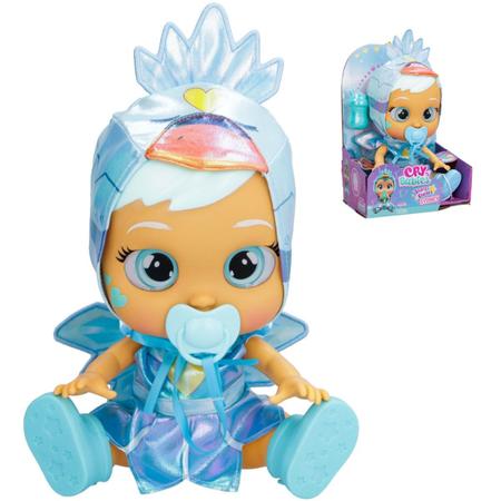 Imagem de Boneca Cry Babies Stars Sydney Fantasia Metalizada Lágrimas Chupeta Luz nos Olhos Multikids BR2238