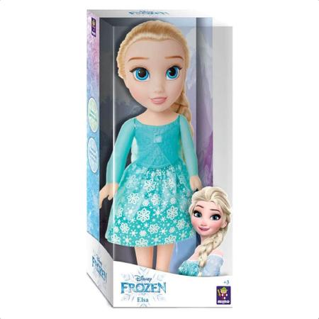 Boneca da Elsa Frozen Viagem Articulada Detalhes Delicados 37cm +De 3 Anos  Mimo Toys - 6485 - Distribuidora Tropical Santos