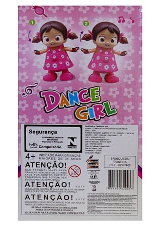 Bonecas Dançantes - menina bailarina dançante com luzes LED 3D