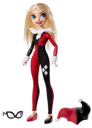 Boneca Arlequina 14cm - Harley Quinn Dc - Colecionável