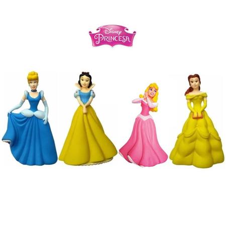 Imagem de Boneca de apertar mordedor para bebe princesas disney em latex latoy