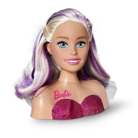 Boneca Barbie Busto Maquiagem e Cabelo Pupee 1264 – Starhouse Mega Store