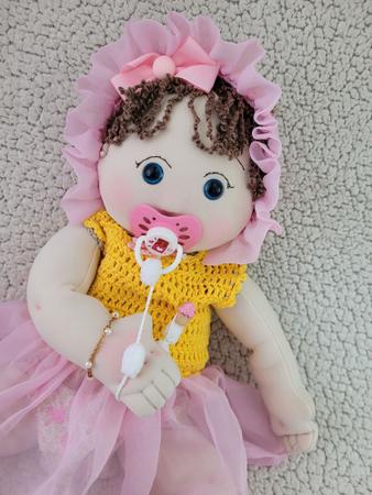 Boneca de Pano com Roupa de Inverno 50cm - Sunn Toys - Bonecas de Pano -  Magazine Luiza