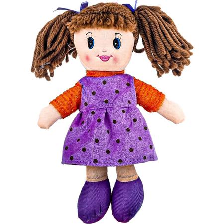 Imagem de Boneca De Pano Sortida Brinquedo Infantil Menina Vestido - Bee Toys