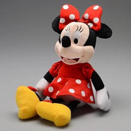 Imagem de Boneca de Pelúcia Minnie C/som Disney 33cm Multikids