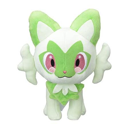 Brinquedo Pokémon Sprigata para crianças, folha verde, boneca de pelúcia,  figura do jogo, presente, novo