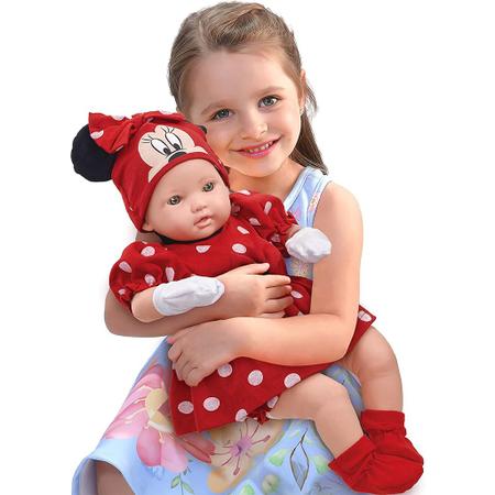Imagem de Boneca Disney Classic Dolls Recem Nascido Minnie 5162 - Roma