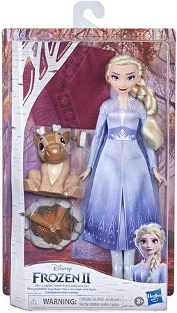 Boneca Disney Frozen 2 Acampamento com os Amigos, com Vestido e Acessório -  Elsa - F1582 - Hasbro : : Brinquedos e Jogos