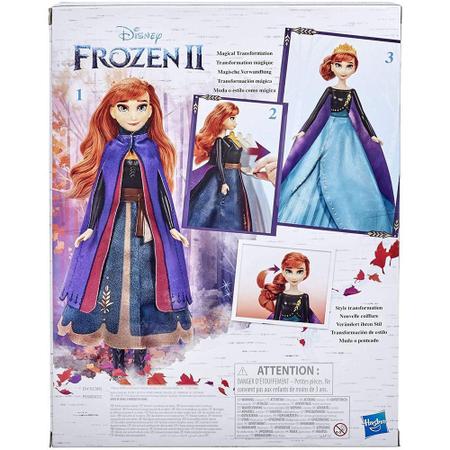 Boneca Frozen 2 Penteado Instantaneo Rainha ANNA Hasbro E7895 14923 –  Starhouse Mega Store