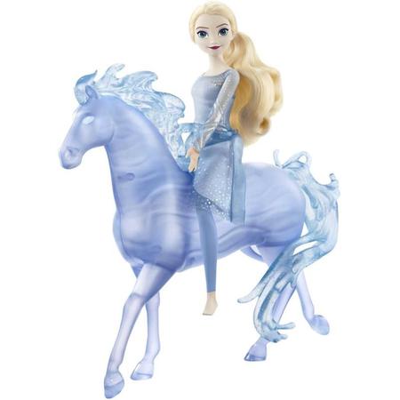 Boneca Disney Frozen Conjunto Elsa e Cavalo Nokk Mattel - Bebe