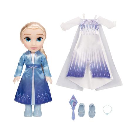 Boneca Frozen Elsa Shimmer Articulada 30cm 3+ F1955 Hasbro