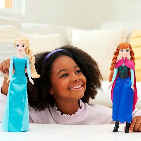 Boneca Disney Frozen Anna com Trança Mattel - Fátima Criança