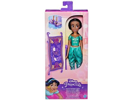 Imagem de Boneca Disney Princesas Aventuras Diárias Jasmine - e Tapete Mágico com Acessório Hasbro