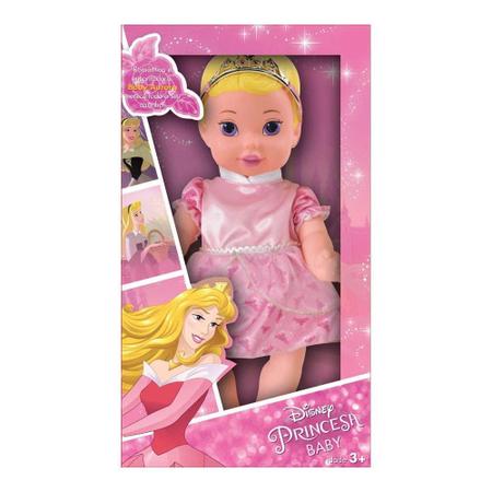 Boneca de Vinil - Disney - Princesas - Baby Ariel Luxo - Vestidos sortidos  - 30 cm - Mimo - Ri Happy