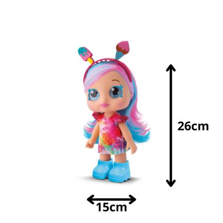 Imagem de Boneca Diver Surprise com Acessórios Cabelo Azul com Surpresas Brinquedo Infantil Menina