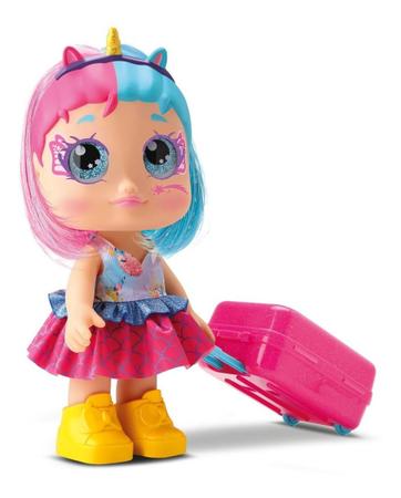Imagem de Boneca Diver Surprise Vamos Viajar Azul E Rosa com Acessórios Surpresa Brinquedo Infantil Menina