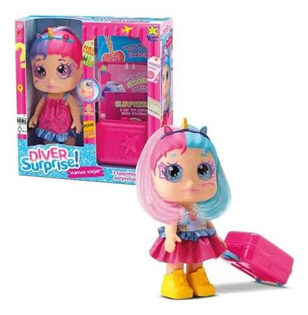 Boneca Happy Surprise Com Acessórios Surpresa Cabelo Rosa - Super Toys -  Bonecas - Magazine Luiza