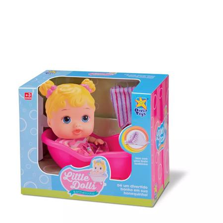 Imagem de Boneca Divertoys Little Banheirinha