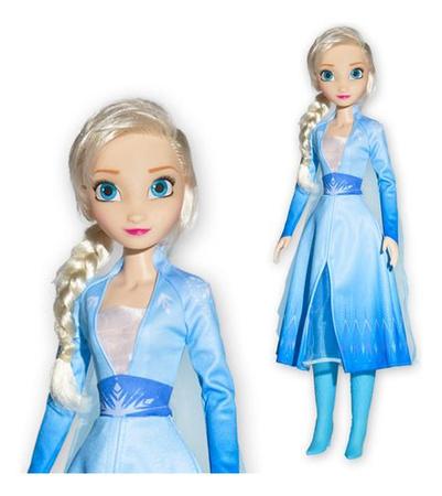 Imagem de Boneca Elsa Frozen 2 Grande 55 Cm Disney Original Princesa