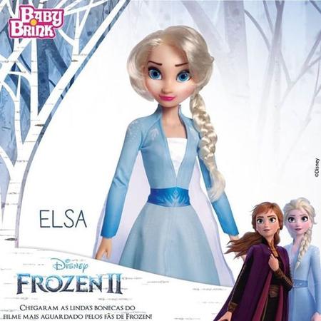 Boneca Elsa Grande Articulada 82cm Disney Frozen Lançamento