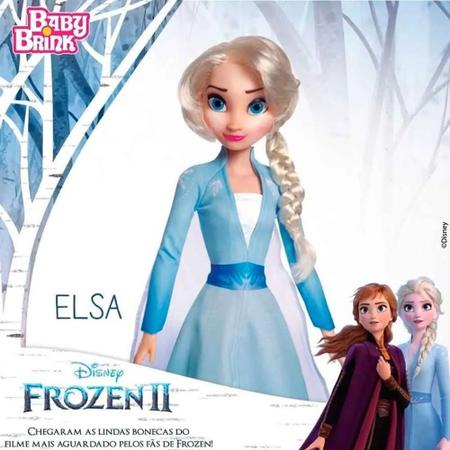 Boneca Articulada - Mini My Size - Disney - Frozen 2 - Elsa - Novabrink