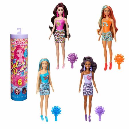 Imagem de Boneca Estilo Surpresa - Barbie Color Reveal - Arco-íris - Mattel