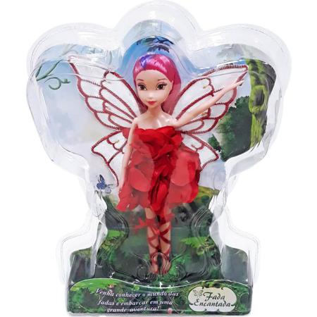 Boneca Fada Encantada Rosa - Fenix - A sua Loja de Brinquedos, 10% Off no  Boleto ou PIX