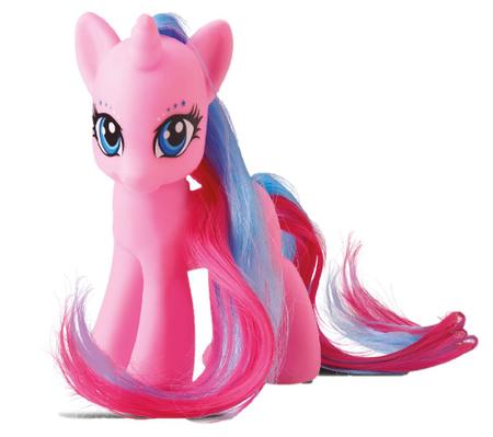Imagem de Boneca fashion com unicornio cabelo colorido My Best arco iris Bee Toys