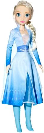 Boneca Articulada - 55 Cm - Mini My Size - Frozen 2 - Elsa NOVABRINK