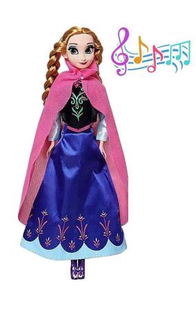 Boneca Frozen Princesa Ana e Elsa 28 cm Musical em Promoção na