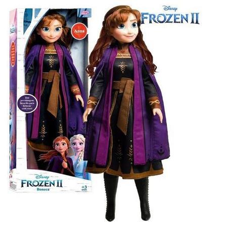 Boneca Frozen 2 Anna 80 Centímetros - Baby Brink