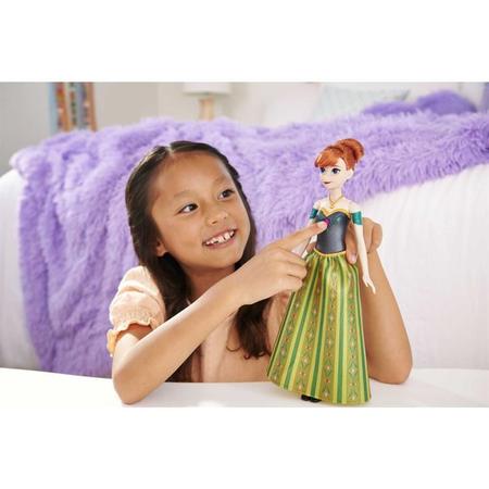 Boneca Disney Frozen Anna Musical Mattel - Bebe Brinquedo