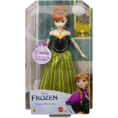 Boneca Frozen Anna Musical CJJ08 Mattel em Promoção é no Buscapé