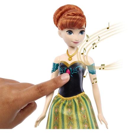 Boneca Anna Frozen Musical CMK70 Mattel : : Brinquedos e Jogos