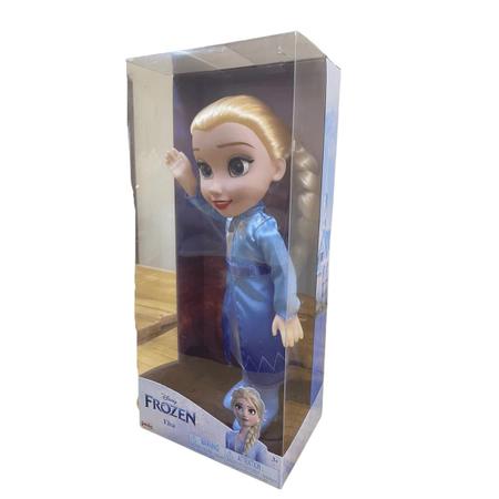 Brinquedo Boneca Frozen Elsa 37cm Passeio Com Olaf Infantil +3 anos  Articulada Mimo Toys - 6487 - Bonecas - Magazine Luiza