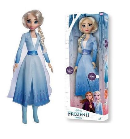 Boneca Princesa Elsa Frozen 2 Disney 55cm Original c/ Nota Fiscal -  Novabrink / Baby Brink - Bonecas - Magazine Luiza